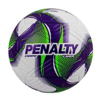 Bola Campo Penalty Líder XXI Ultra Fusion DC Branco/Roxo