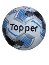 Bola Campo Topper Drible Pro Azul Com Branco 2024 Oficial Br