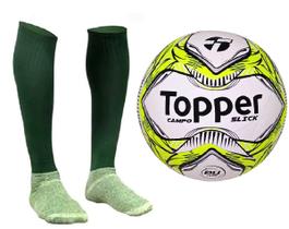 Bola Campo Topper + Meião Esportivo - Tam 38-42