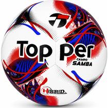 Bola Campo Topper Samba Hybrid Oficial Treino Jogo