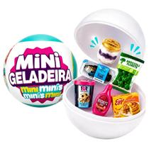 Bola Cápsula Surpresa Para Mini Geladeira Com 6 Miniaturas Colecionáveis (1 Und) Bola Cápsula Surpresa Para Mini Geladeira Com 6 Miniaturas Colecionáveis (1 Und)