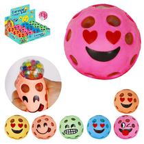 Bola Caretas de Apertar 6cm, Caretas Ball Multicolorido