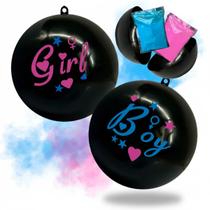 Bola Cha Revelaçao Bebe Sexo Criança Menina Menino Gravidez Festa Familia Evento Comemoraçao