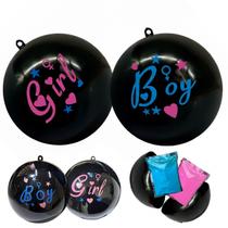 Bola Cha Revelaçao Sexo Bebe Menino Menina Criança Festa Gravidez Fraldas Familia Comemoraçao Evento