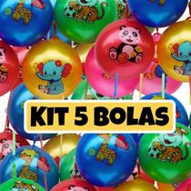 Bola Chaveiro De Vinil Mola Brinquedo Para Crianças 5 Unid - Store Birochi