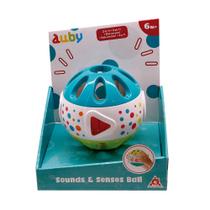 Bola Chocalho para Bebês Brinquedo de Estímulo ao Som e Sentido +6 Meses - Auby