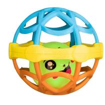 Bola Chocalho Pimpolho Laranja - Brinquedo Educativo para Bebês Bola Chocalho Pimpolho Laranja - Brinquedo Educativo para Bebês