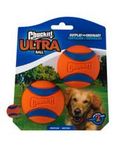 Bola Chuckit! Ultra Ball - 2 Unidades - Médio - Cor Laranja/azul