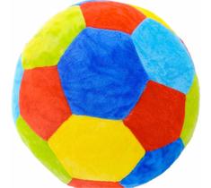 Bola Colorida De Pelúcia Com Guizo Colorido
