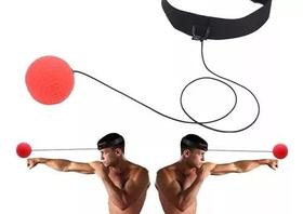 Bola Com Banda De Cabeça Treinamento Boxe Soco