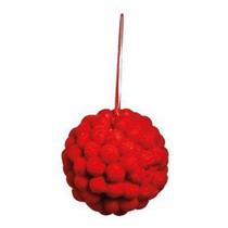 Bola com Bolas Vermelho 10 cm - Jogo com 4 Peças - Cromus