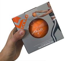 Bola Com Peso 1Kg Ideal para Fisioterapia Pilates Vollo Sports VP1061 Laranja