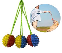 Bola Corda Limpa Dente Interativa Brinquedo Para Cães Pet Mordedor LR-0115