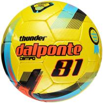 Bola Dalponte 81 Futebol de Campo Amarela Lançamento Costurada À Mão Profissional