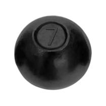 Bola de Arremesso Ferro Fundido 7kg BATF7A Treinamento Funcional Preto Anilhas Fitness Bola de Arremesso Ferro Fundido 7kg BATF7A Treinamento Funcional Preto Anilhas Fitness