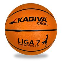 Bola De Basque Profissicional Kagiva Liga 7 Treinamento Treino Quadra Interior Exterior Borracha Top Grip Basketball