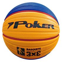 Bola De Basquete 3X3 Azul Amarelo Vermelho Poker