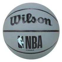 Bola de basquete cinza wilson nba forge tamanho 7