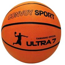 Bola de basquete convoy peso tamanho oficial numero 7 ys37011 esportiva