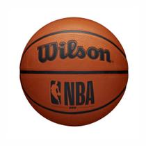 Bola de Basquete Esporte Treino Ar Livre Jogador Quadras Wilson Modelo NBA DRV Tamanho 6 Laranja