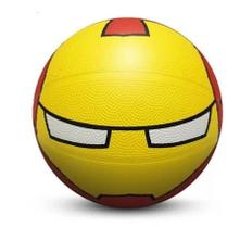 Bola de basquete homem de ferro colecao rostos borracha tam3 marvel Bola de basquete homem de ferro colecao rostos borracha tam3 marvel