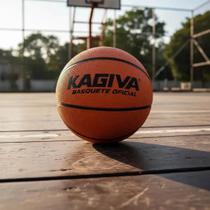 Bola De Basquete Kagiva Oficial Cor Laranja