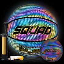 Bola de Basquete Luminosa SQUAD NightPlay - Tamanho 7 - Refletiva