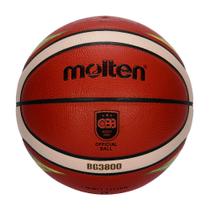 Bola de Basquete Molten BG3800 T6-BR CBB Oficial Basketball FIBA Approved