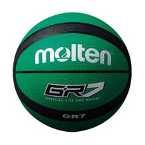 Bola de Basquete Molten GR7 Rubber Cover Basketball Verde/Preto