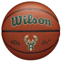 Bola de Basquete NBA Team Alliance MVP Tamanho 7 Resistente Pure Feel Cover Logotipo Times Wilson