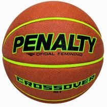 Bola de Basquete Oficial Feminina Penalty Crossover Pro 6 em Microfibra