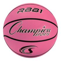 Bola de Basquete Oficial Tamanho 7 - Borracha - Rosa