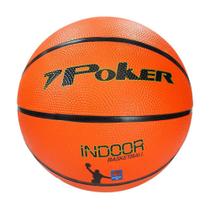 Bola De Basquete Poker Oficial (N.7) Indoor Laranja