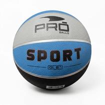 Bola De Basquete Pro Balls Sport Azul Com Cinza - Tamanho 7