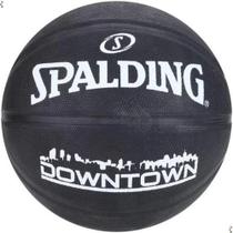 Bola De Basquete Spalding Downtown Black Original Tamanho 7