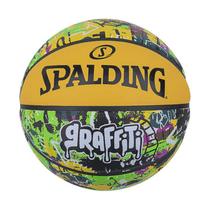 Bola de Basquete Spalding Graffiti - Amarelo