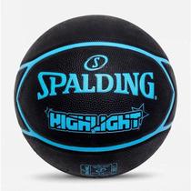 Bola de Basquete Spalding Highlight - Cor Preto e Azul