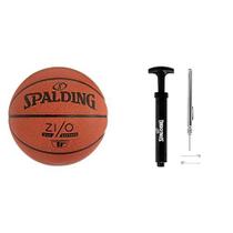 Bola de basquete Spalding tamanho 7 75 cm com bomba e agulhas