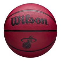 Bola de Basquete Wilson Miami Heat Team Tribute Solid 7 Bola de Basquete Wilson Miami Heat Team Tribute Solid 7