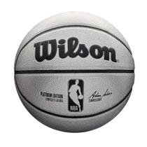Bola de Basquete WILSON NBA Edição Platinum Tamanho 7 75 cm Bola de Basquete WILSON NBA Edição Platinum Tamanho 7 75 cm