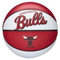 Bola de basquete wilson nba team retro mini chicago bulls 3