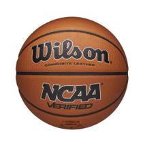 Bola de basquete WILSON NCAA Verified para uso interno/externo tamanho 5