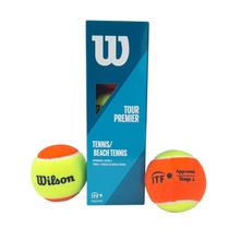 Bola de Beach Tênis Wilson Tour Premier - 3 Unidades Bola de Beach Tênis Wilson Tour Premier - 3 Unidades