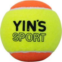Bola de beach tennis amarelo/laranja c/03bolas - YINS