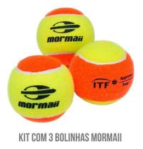 Bola de Beach Tennis Mormaii kit c/3 unid Homologado ITF