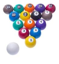 Jogo Bolas De Bilhar Snooker Sinuca 52mm 16 Peças