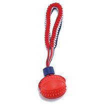 Bola de borracha durável de brinquedo para cães com corda elástica para treinamento Bola de borracha durável de brinquedo para cães com corda elástica para treinamento