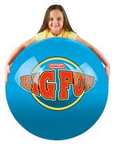 Bola de borracha inflável Duncan Mega Bounce XL azul/vermelha 254cm