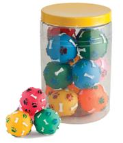 Bola De Borracha Pata Osso Para Pet 12 Pçs