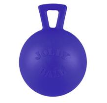 Bola de brinquedo para cães Jolly Pets Tug-n-Toss Heavy Duty com alça azul